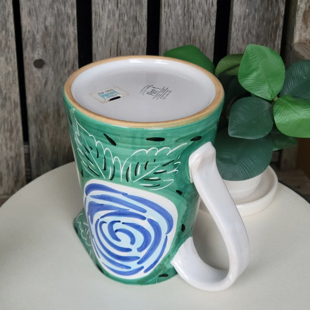 Pier 1 Pitcher Handpainted Glazed Watercolor Florals